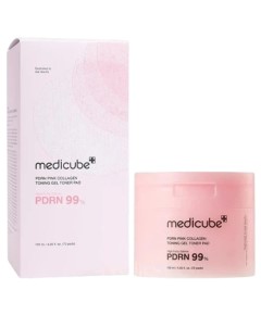 Salmon PDRN Purity Pink Collagen Toning Gel Toner Pad