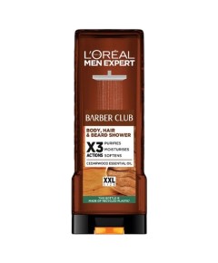 Men Expert Barber Club X3 Body Hair Beard Shower Gel
