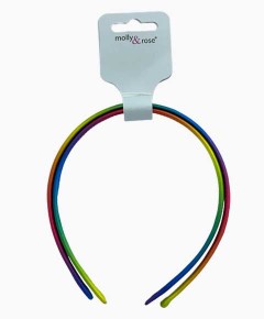 Wide Rainbow Aliceband 8356