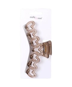 Linked Hearts Transparent Assorted Clamp 9716