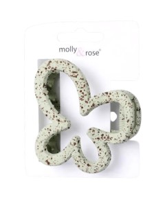 Open Butterfly Shaped Assorted Pastel Clamp 9759