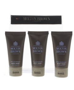 White Sandalwood Body Wash Trio Travel Pack