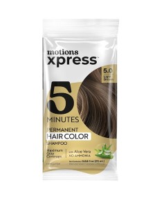 Permanent Hair Color Shampoo 5.0 Light Brown