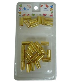 Murry Collection Metal Tube Clip Gold MC42G