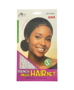 French Mesh Hair Net M2231BLK