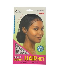 Murry Collection Heavy Weight Hair Net M2232BLK