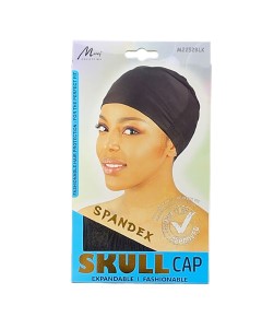 Murry Collection Spandex Skull Cap M2252BLK