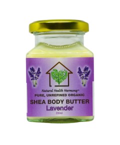 Natural Health Harmony Shea Body Butter Lavender