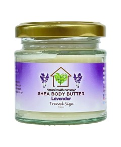 Natural Health Shea Body Butter Lavender Travel Size