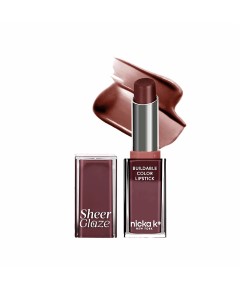 Nicka K Sheer Glaze Buildable Color Lipstick