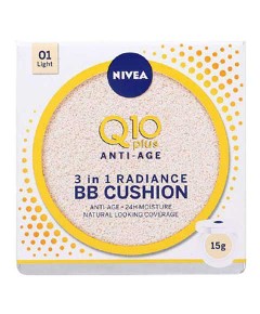 Q10 Plus Anti-Age 3 In 1 Radiance BB Cushion 01 Light