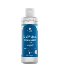 Nature Spell Hyaluronic Acid Anti Aging Witch Hazel Facial Toner