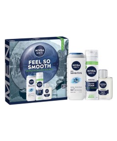 Nivea Men Feel So Smooth Sensitive Shower And Shave Trio