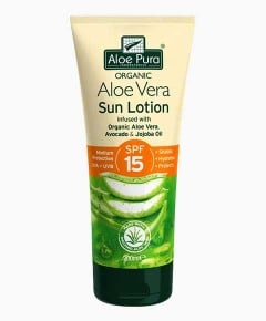 Aloe Pura Organic Aloe Vera Sun Lotion SPF15