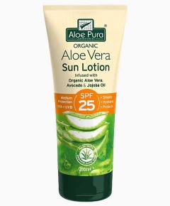 Aloe Pura Organic Aloe Vera Sun Lotion SPF 25