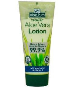 Aloe Pura Organic Aloe Vera Lotion Natural Actives