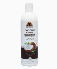 Okay Coconut Shea Deep Moisturizing Hand And Body Lotion