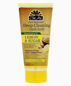 Okay Pure Naturals Deep Cleaning Lemon And Sugar Facial Scrub