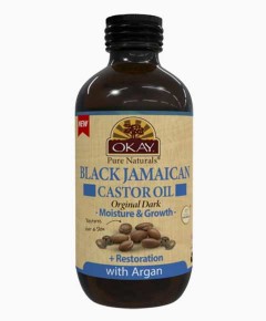 Black Jamaican Original Dark Castor Oil With Argan