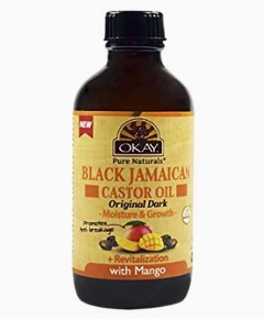Black Jamaican Original Dark Castor Oil With Mango