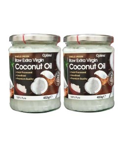 Raw Extra Virgin Coconut Oil 2 Pack
