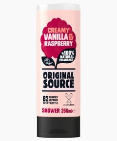 Creamy Vanilla And Raspberry Shower Gel