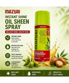 Olive Oil Sheen Spray With Natural Olive And Argan Oil