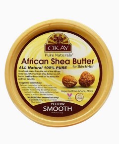Okay African Shea Butter Yellow Smooth