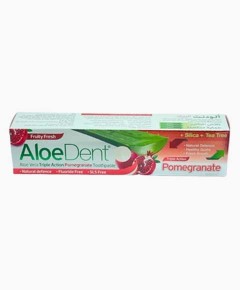 Aloe Dent Aloe Vera Triple Action Pomegranate Toothpaste