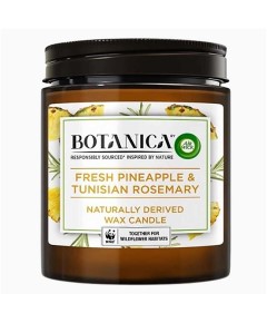 Botanica Fresh Pineapple And Tunisian Rosemary Wax Candle