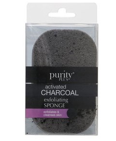 Purity Plus Activated Charcoal Exfoliating Sponge