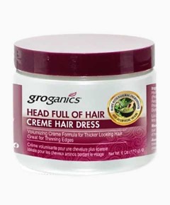 Groganics Head Full Of Hair Creme Hair Dress Volumizing Creme