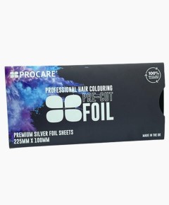 Procare Professional Hair Colouring Pre Cut Silver Foil Sheet