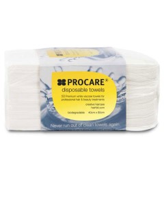 Procare White Disposable Towels 