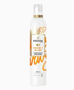 Pantene Perfect Waves Nourishing Mousse Hold Level 3