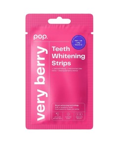 Pop Very Berry Teeth Whitening Strips