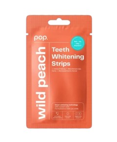 Pop Wild Peach Teeth Whitening Strips