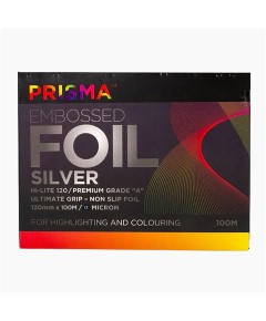 Prisma Embossed Silver Foil