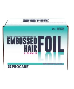 Professional Hair Colouring Embossed Ultra Wide Silver Foil