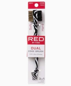 Red By Kiss Dual Edge Brush Zebra HH09