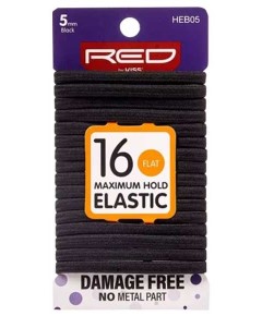 Black 16 Flat Maximum Hold Elastic HEB05