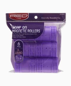 Red By Kiss Snap On Magnetic Rollers HRM06
