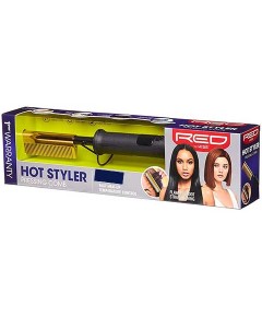 Hot Styler Pressing Comb RED by kiss KissUSA pakcosm
