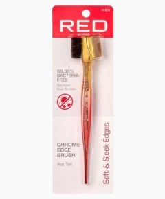 Red By Kiss Chrome Edge Rat Tail Brush HH04