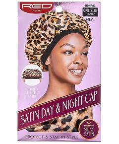 Satin Day And Night Cap Leopard HDNP03
