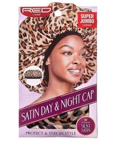 Satin Day And Night Cap Leopard HDNP05