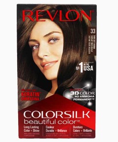 Colorsilk Beautiful Color Permanent Hair Color 33 Dark Soft Brown