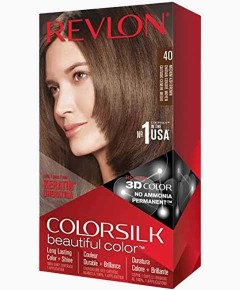 Colorsilk Beautiful Color Permanent Hair Color 40 Medium Ash Brown