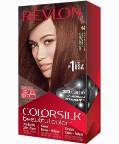 Colorsilk Beautiful Color Permanent Hair Color 44 Medium Reddish Brown