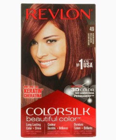 Colorsilk Beautiful Color Permanent Hair Color 49 Auburn Brown
